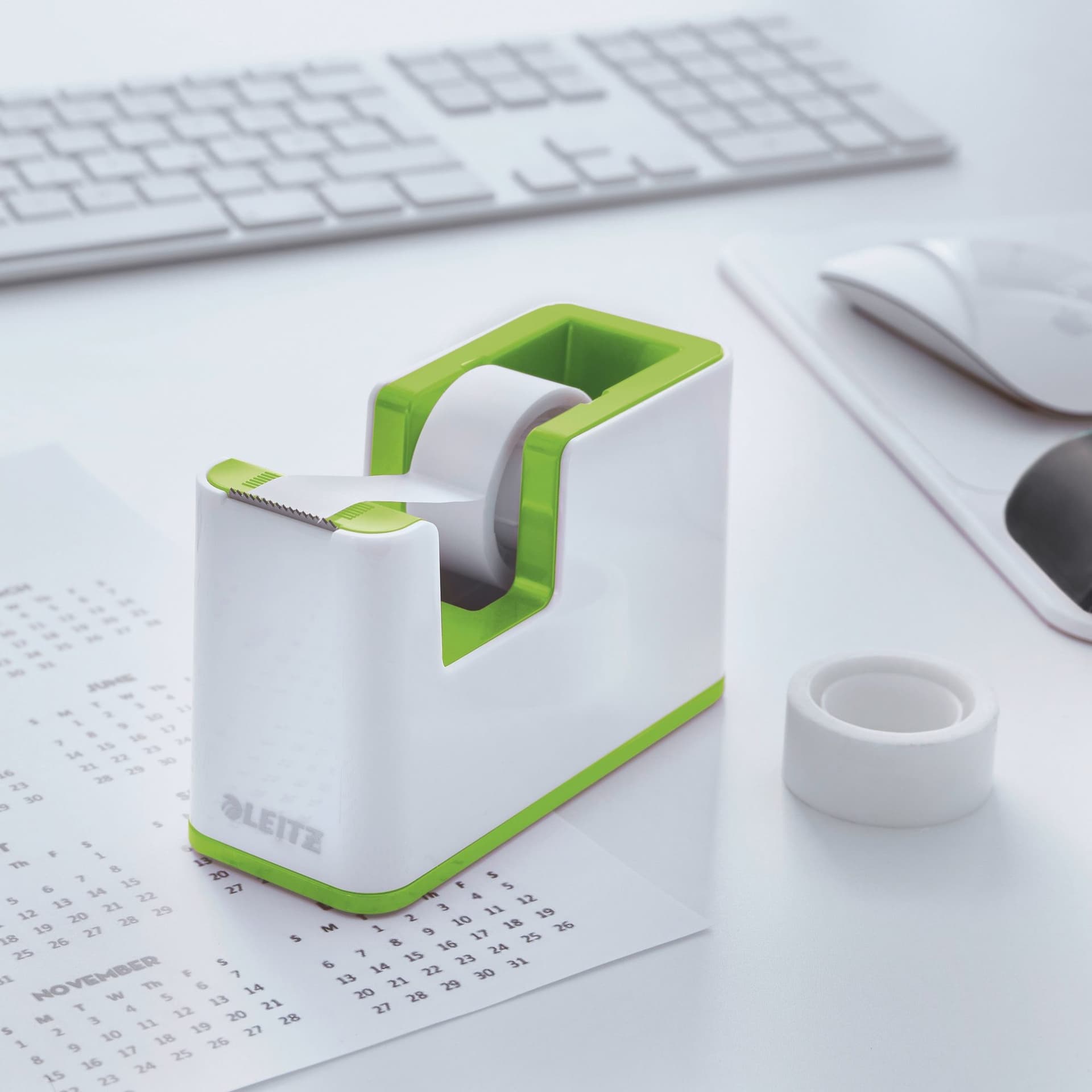 Plakbandhouder Leitz WOW wit/groen 2
