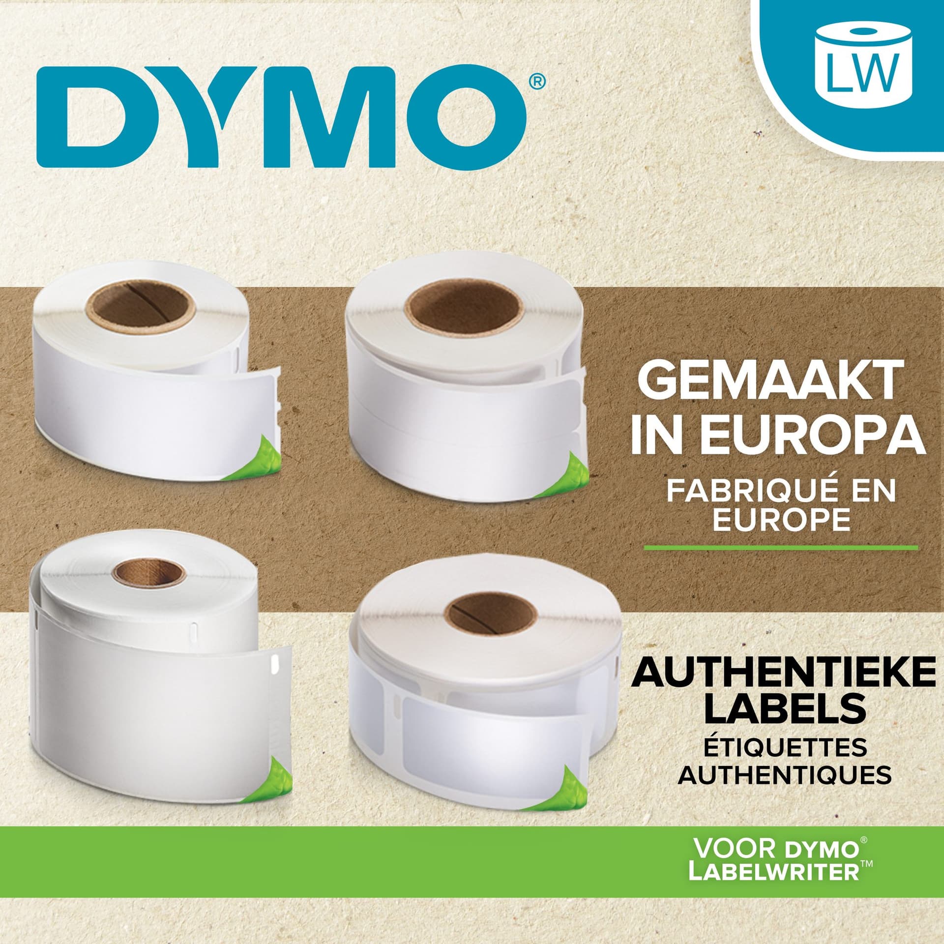 Etiket Dymo LabelWriter adressering 36x89mm 2 rollen á 130 stuks transparant 2