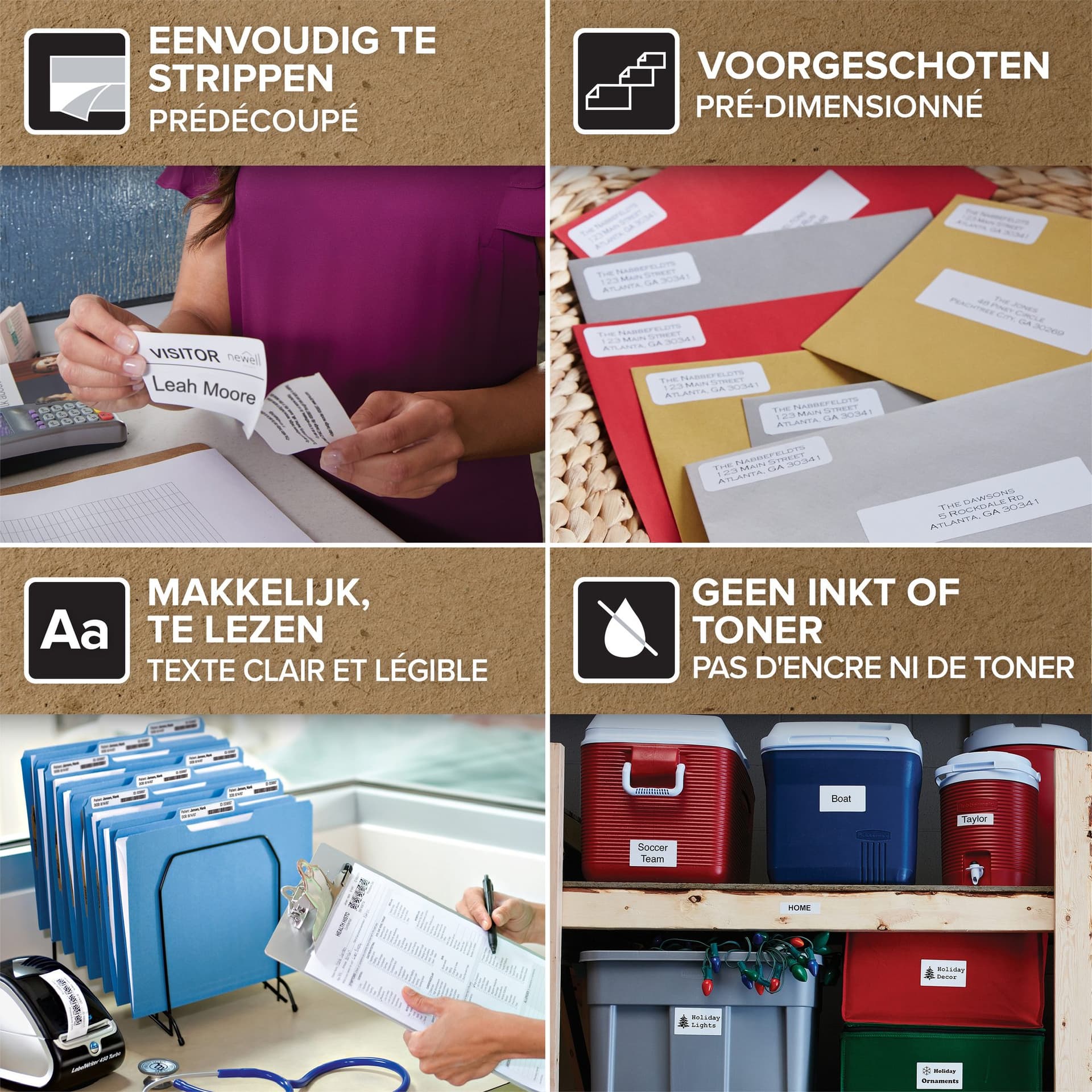 Etiket Dymo LabelWriter adressering 28x89mm 12 rollen á 130 stuks wit 7