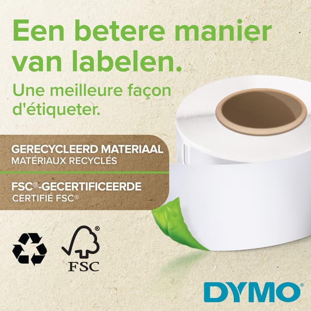 Etiket Dymo LabelWriter industrieel 104x159mm 1 rol á 200 stuks wit 3