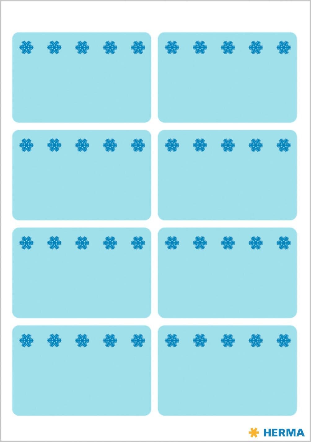 Etiket HERMA 3773 26x40mm diepvries blauw 48 stuks 2
