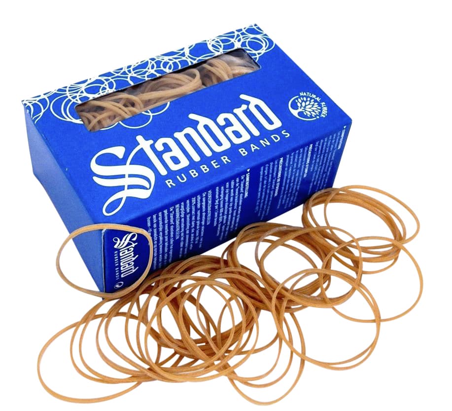 Elastiek Standard Rubber Bands 16 60x1.5mm 100gr 440 stuks bruin 2