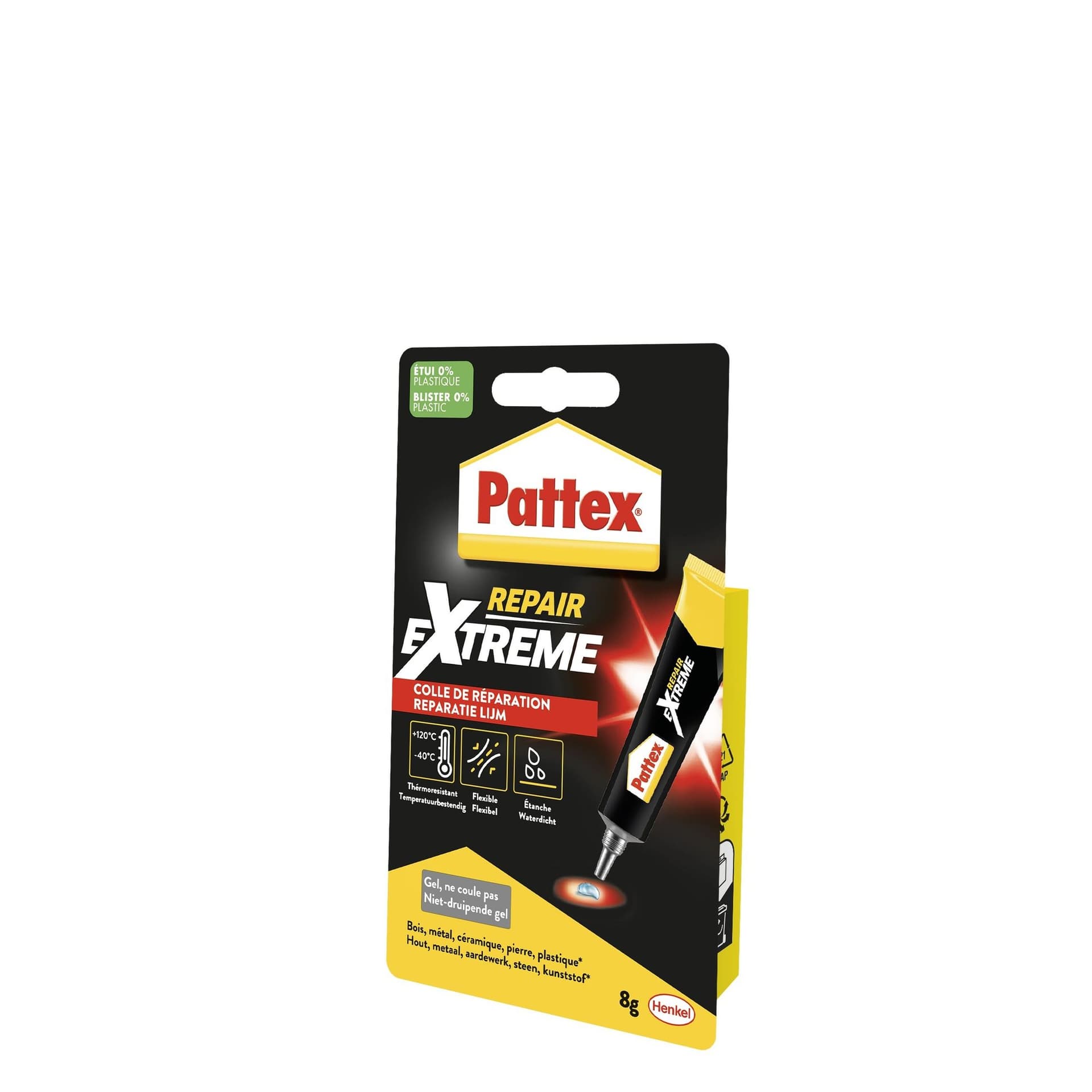 Alleslijm Pattex Repair Extreme tube 8 gram op blister 2