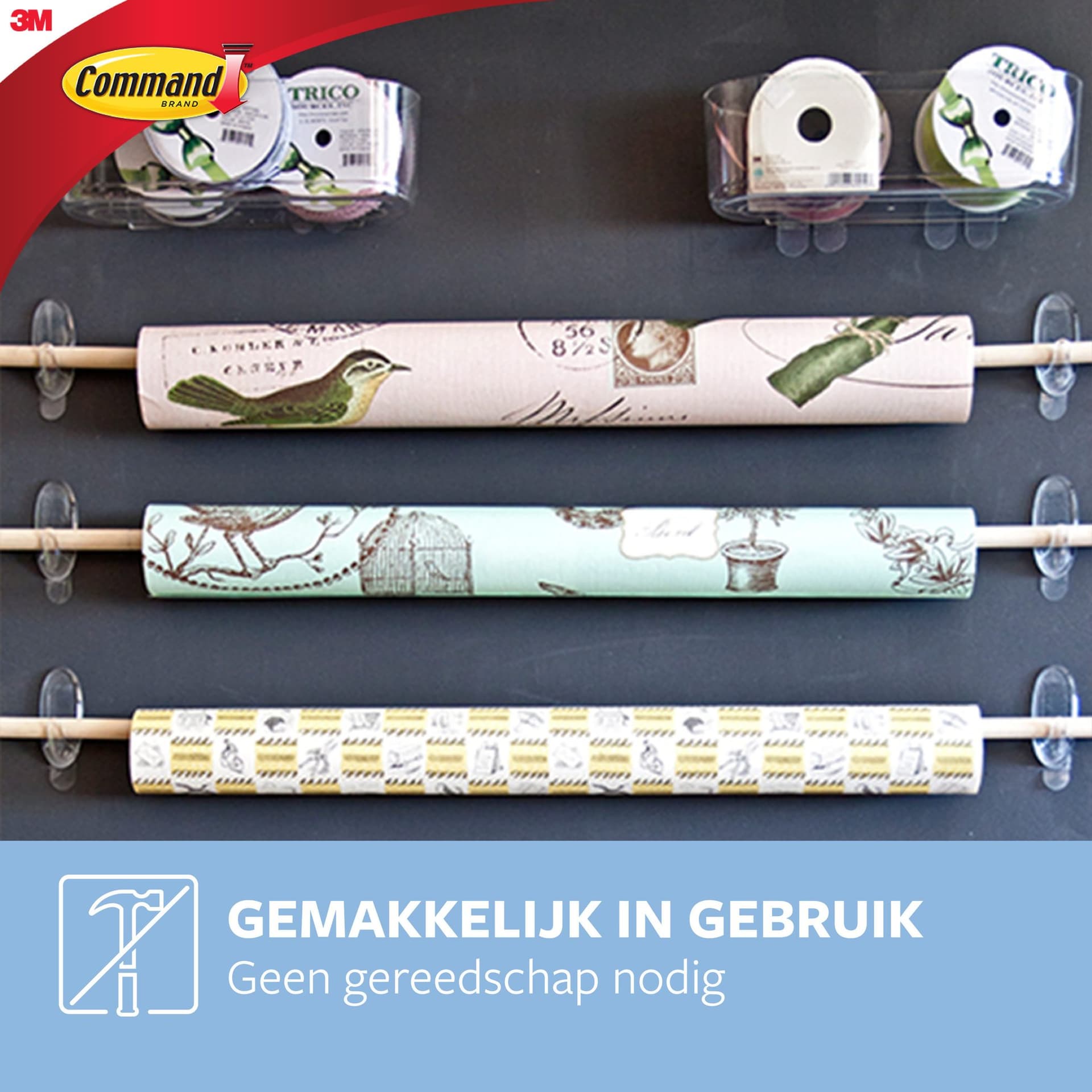 Haak Command middelgroot ovaal incl bevestigingsstrip 2 stuks 5