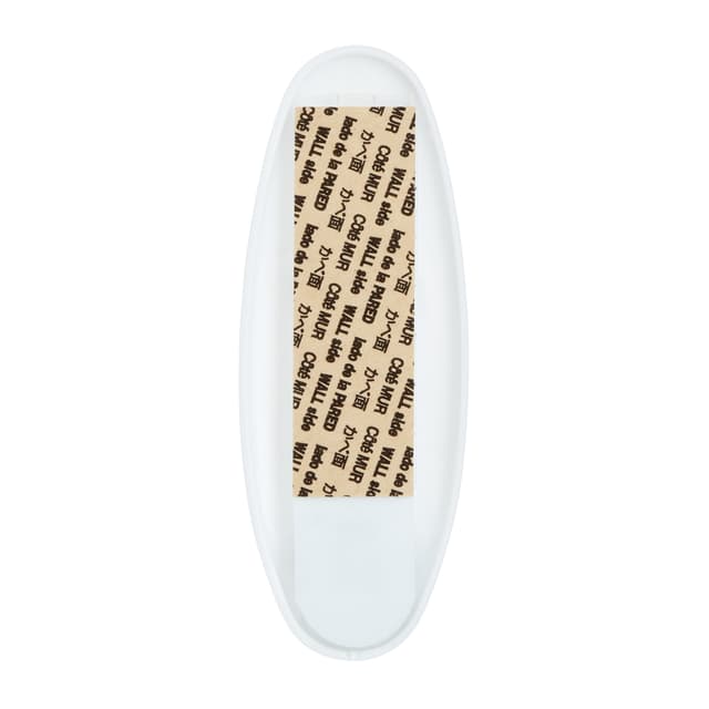 Haak Command kunststof ovaal wit incl bevestigingsstrip 5
