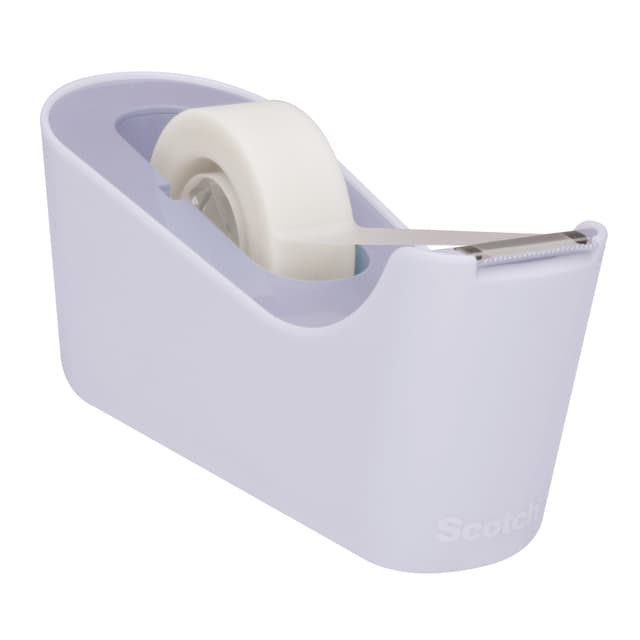 Plakbandhouder Scotch C18 lavendel + 1 rol magic tape 19mmx33m 2