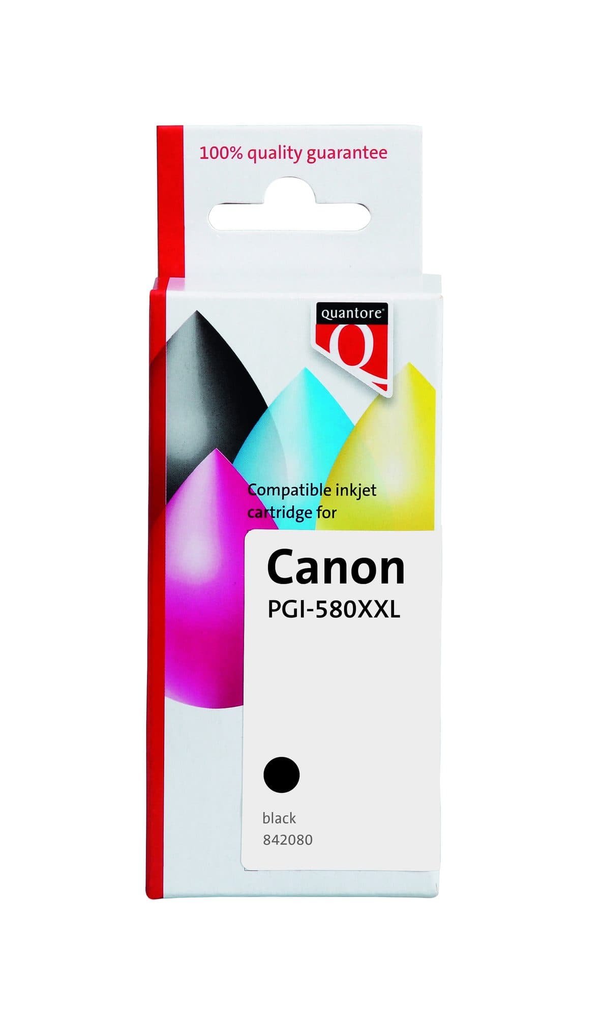 Inktcartridge Quantore alternatief tbv Canon PGI-580XXL pigment zwart