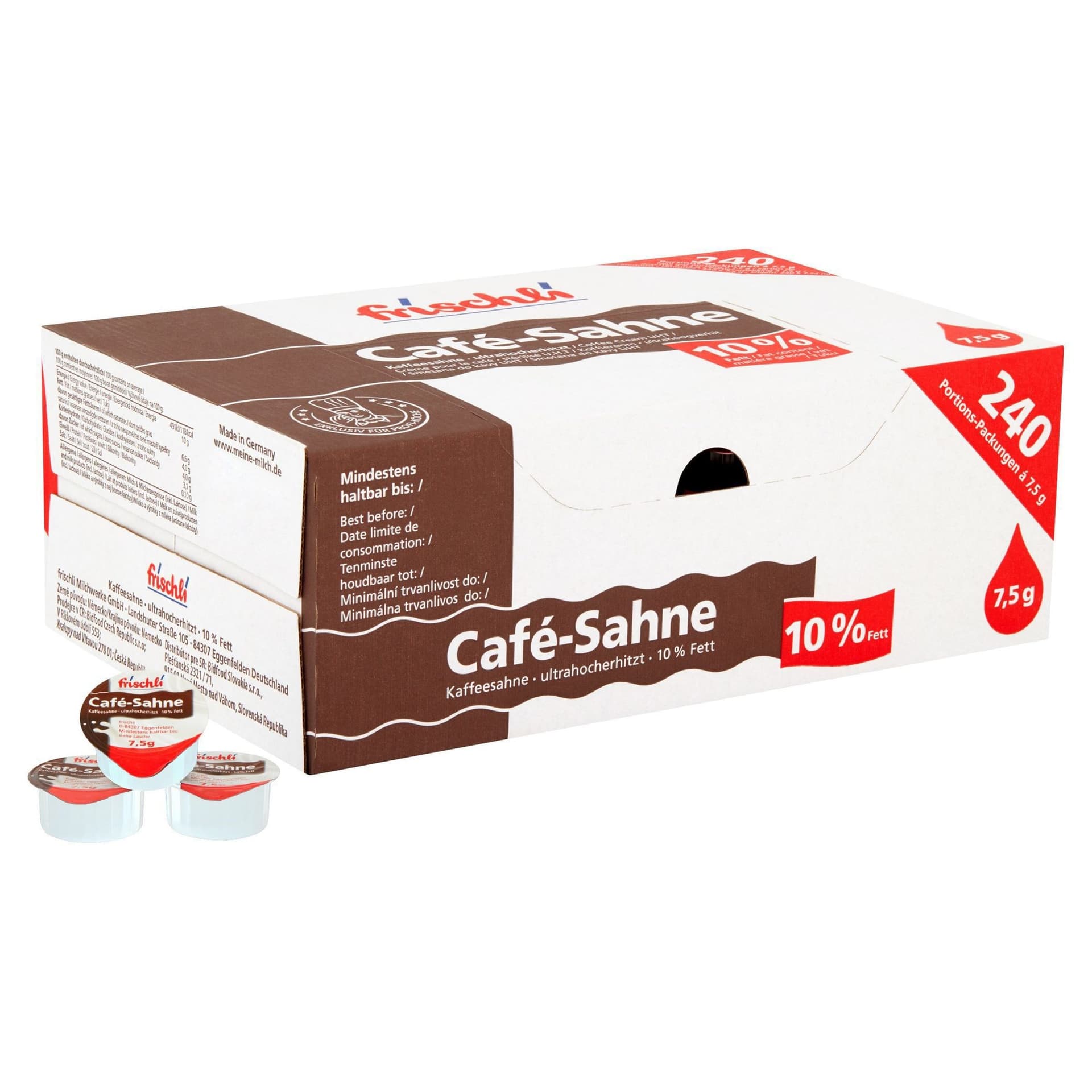 Koffieroom Frischli halfvolle melk 7,5 gram 240 cups 2