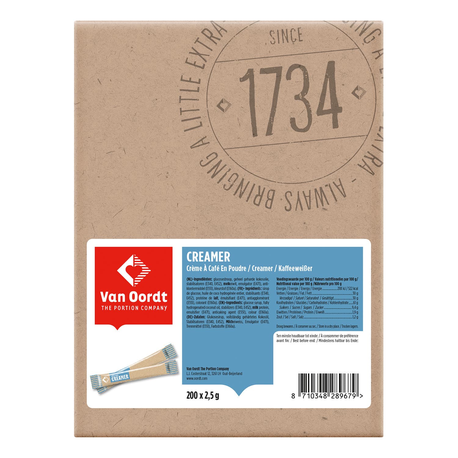 Creamersticks van Oordt 200x2,5gr 3