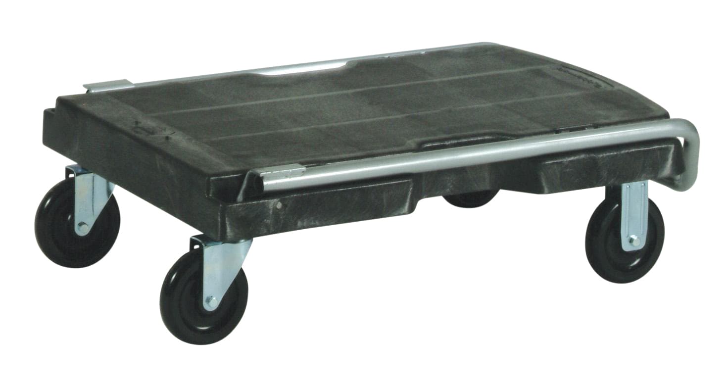 Transportkar Rubbermaid Triple Trolley inklapbaar 227kg zwart 3