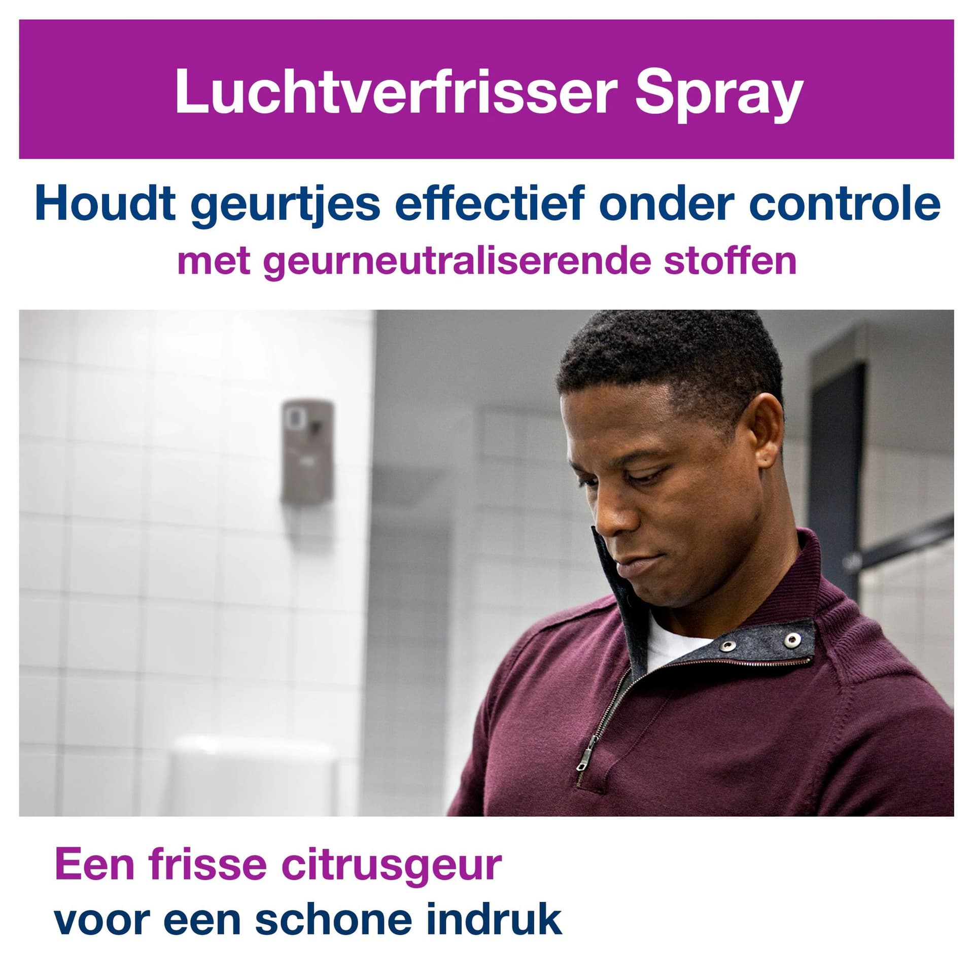 Luchtverfrisser Tork A1 Premium spray citrus 236050 4