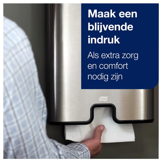 Handdoek Tork H2 Xpress Premium multifold 2-laags 212x340mm 21x100 vel wit 100297 4