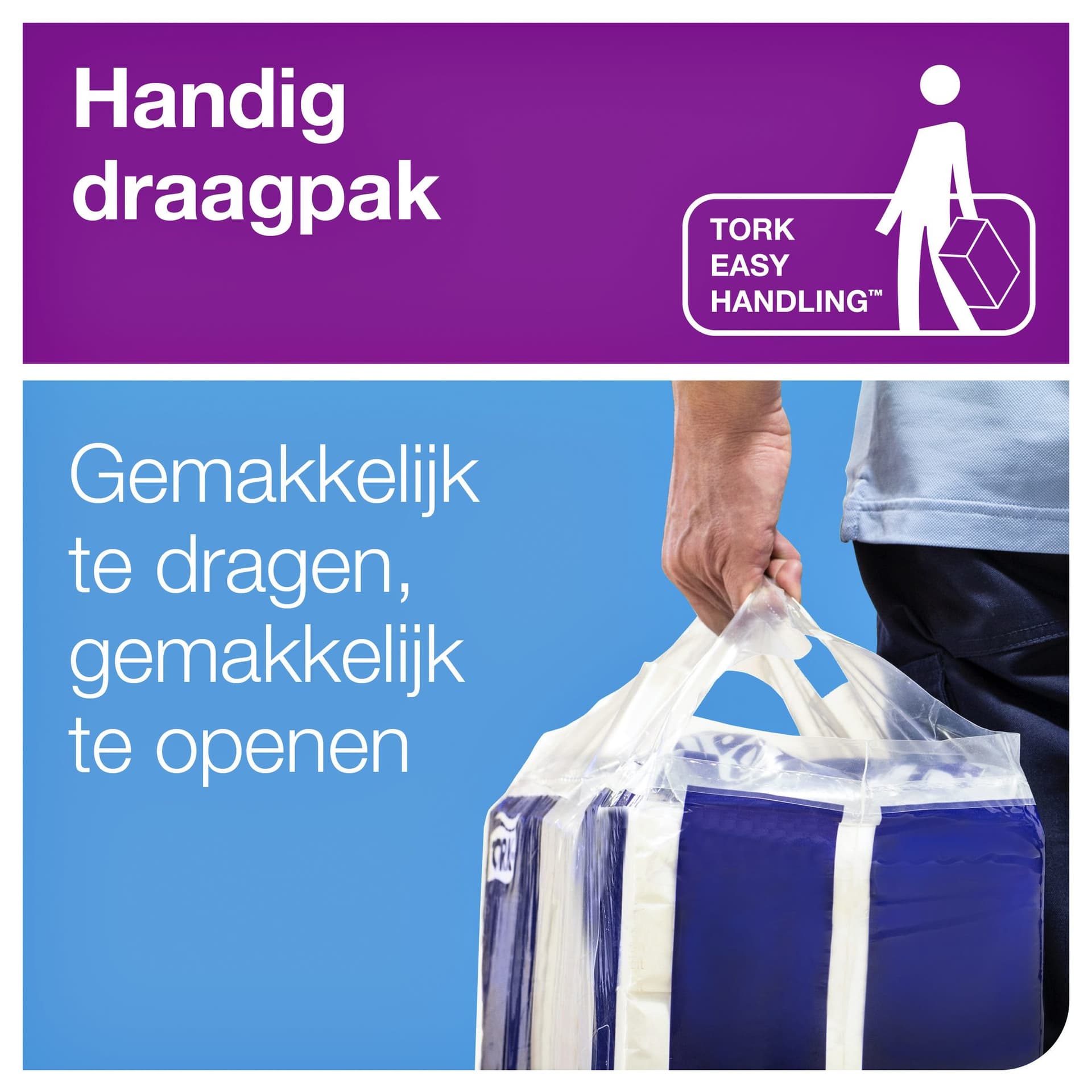 Handdoek Tork H2 Xpress Premium multifold 2-laags 212x340mm 21x110 vel wit 100288 5