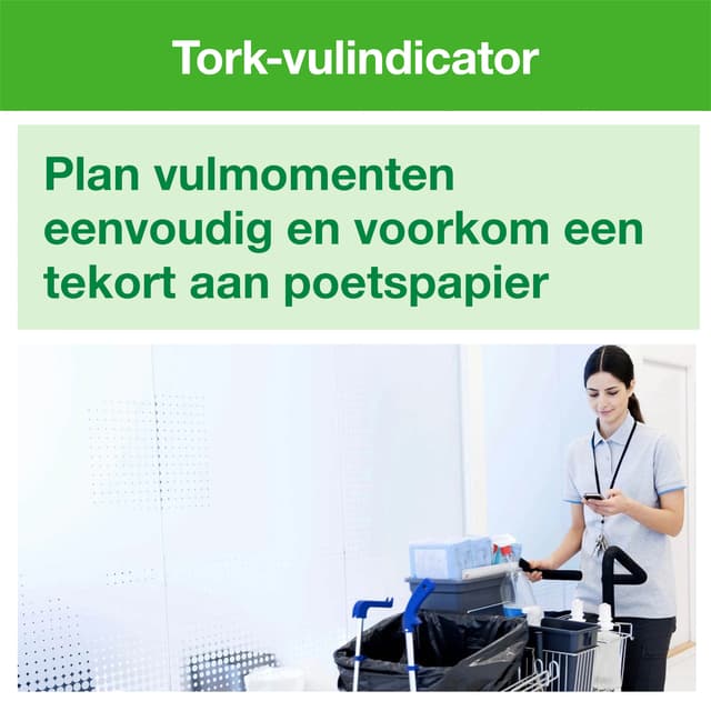 Poetspapier Tork M1 Advanced 1-laags 120m wit 100130 5