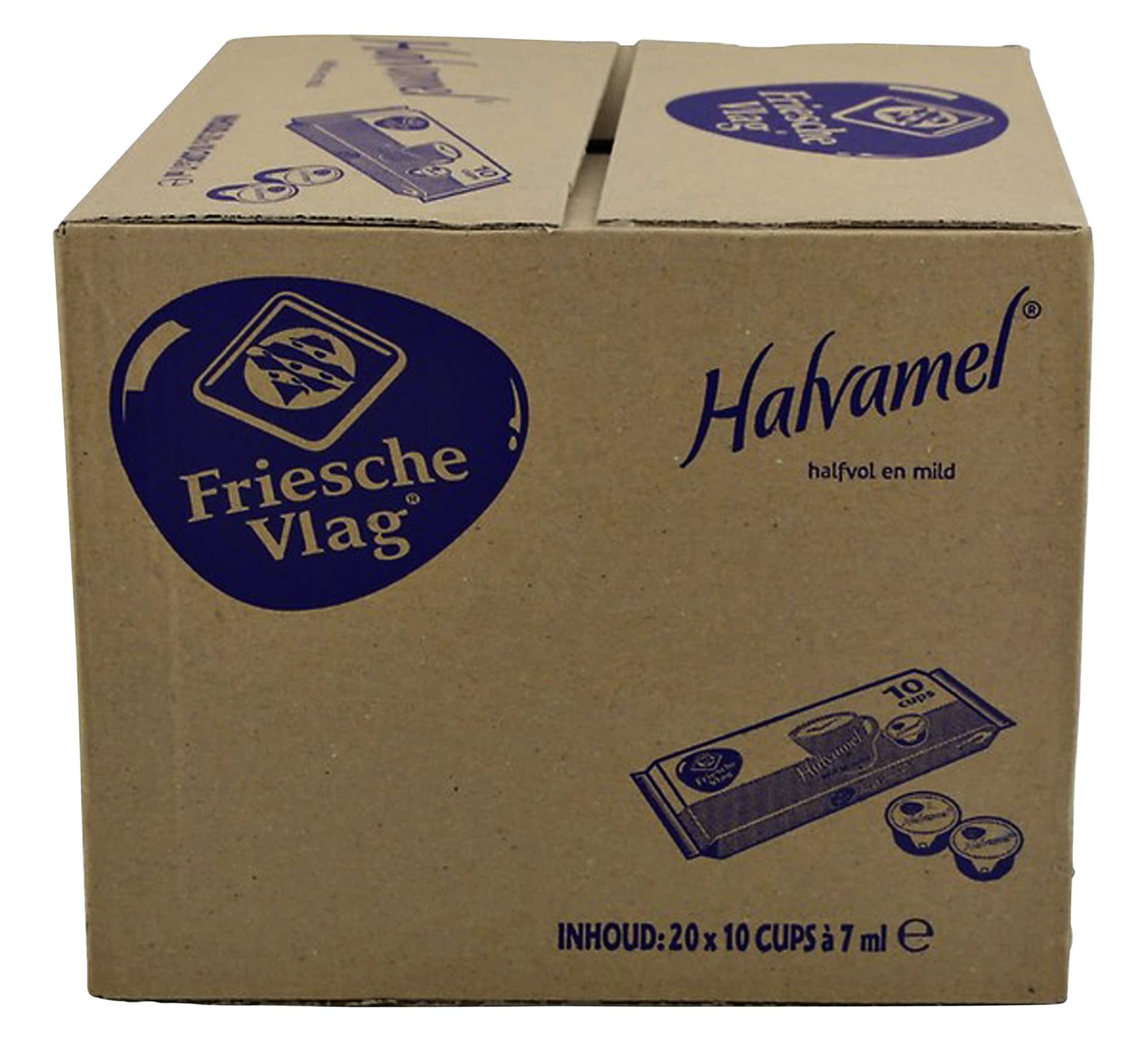 Koffiemelk Friesche vlag halvamel 7ml 10 cups 6