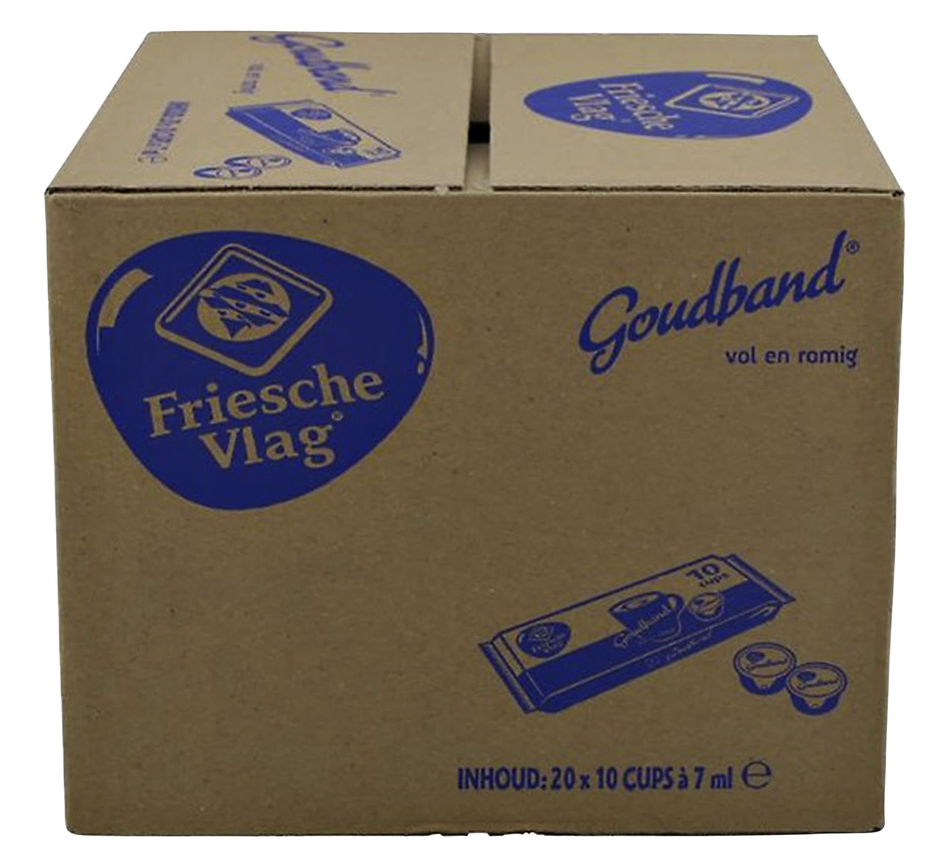 Koffiemelk Friesche Vlag goudband cups 10x7ml 5