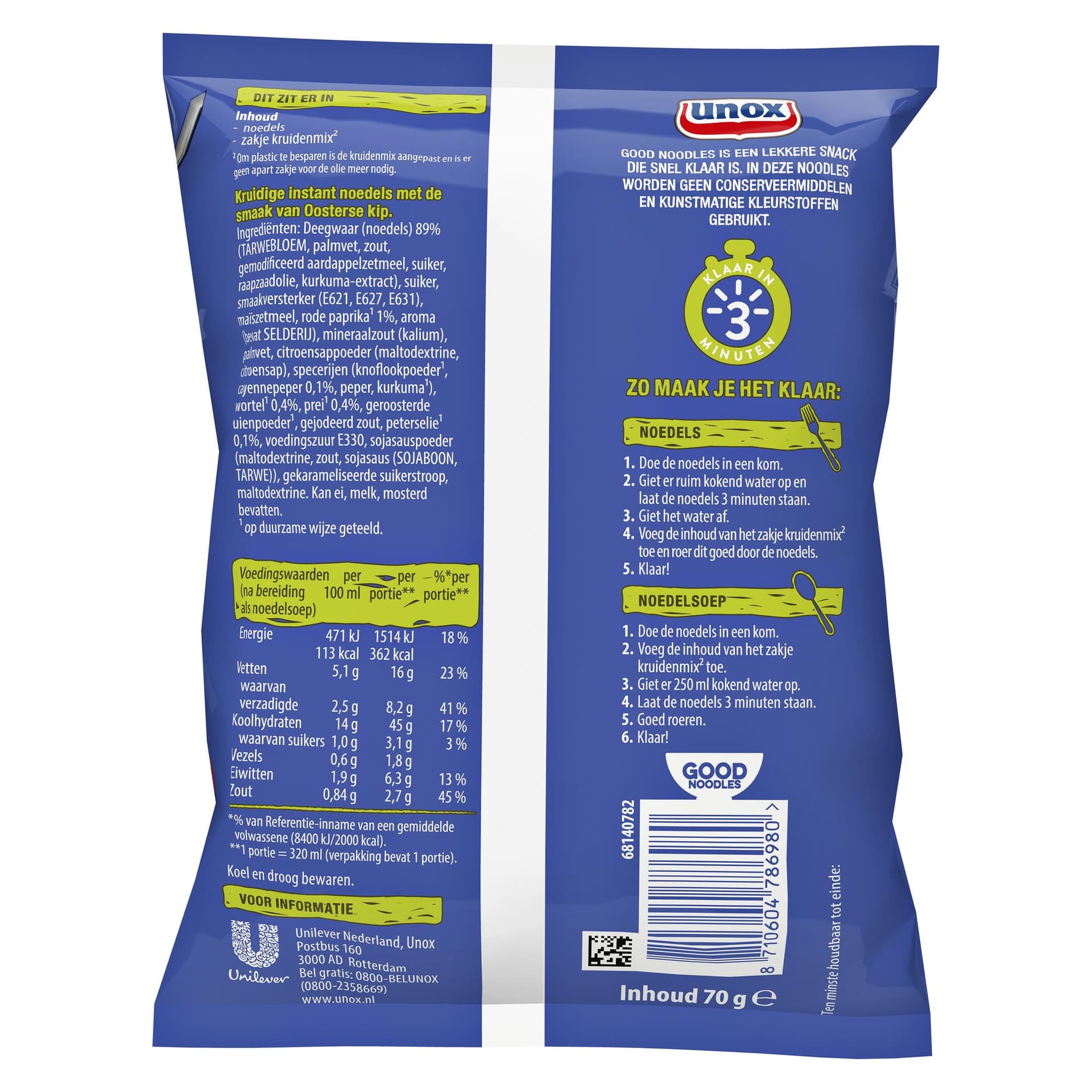 Good Noodles Unox oosterse kip 2