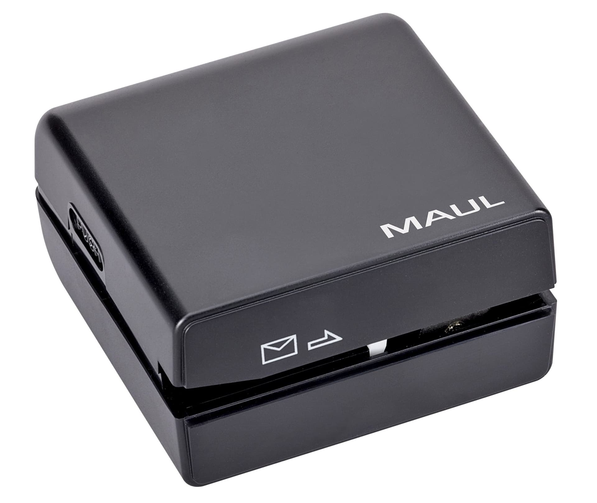 Briefopener MAUL Electrisch incl 4 batterijen 74x70x40mm blister