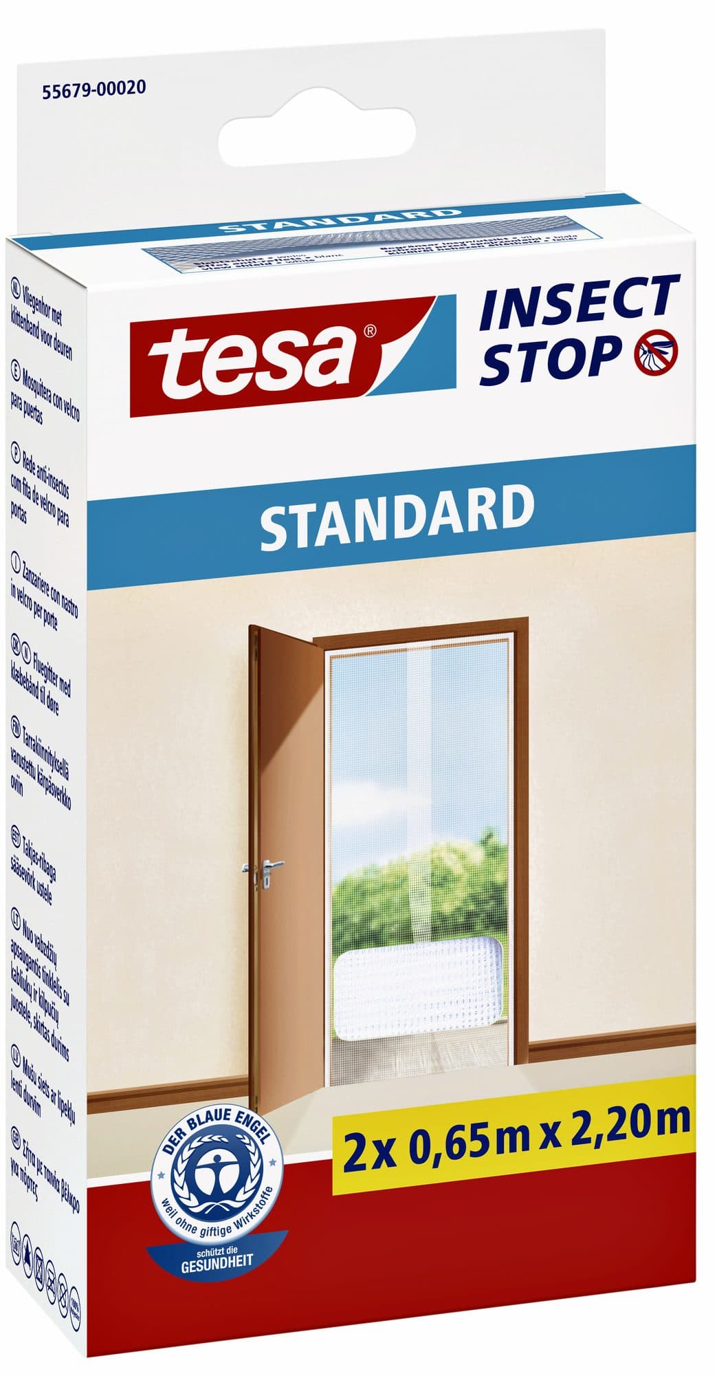 Insectenhor tesa® Insect Stop STANDARD deur 2x 0,65x2,20m antraciet 2