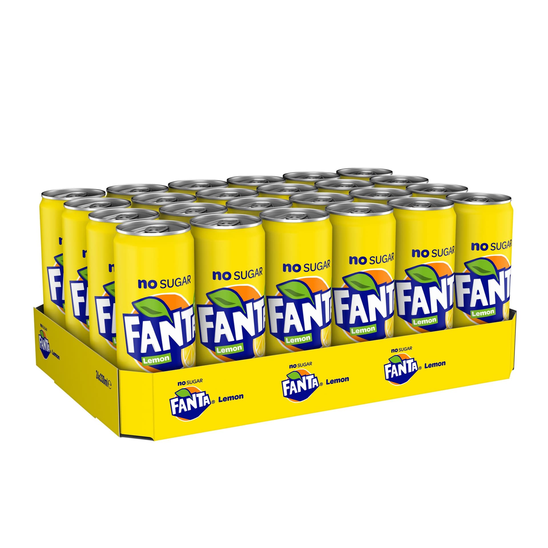 Frisdrank Fanta lemon zero blik 330ml 2