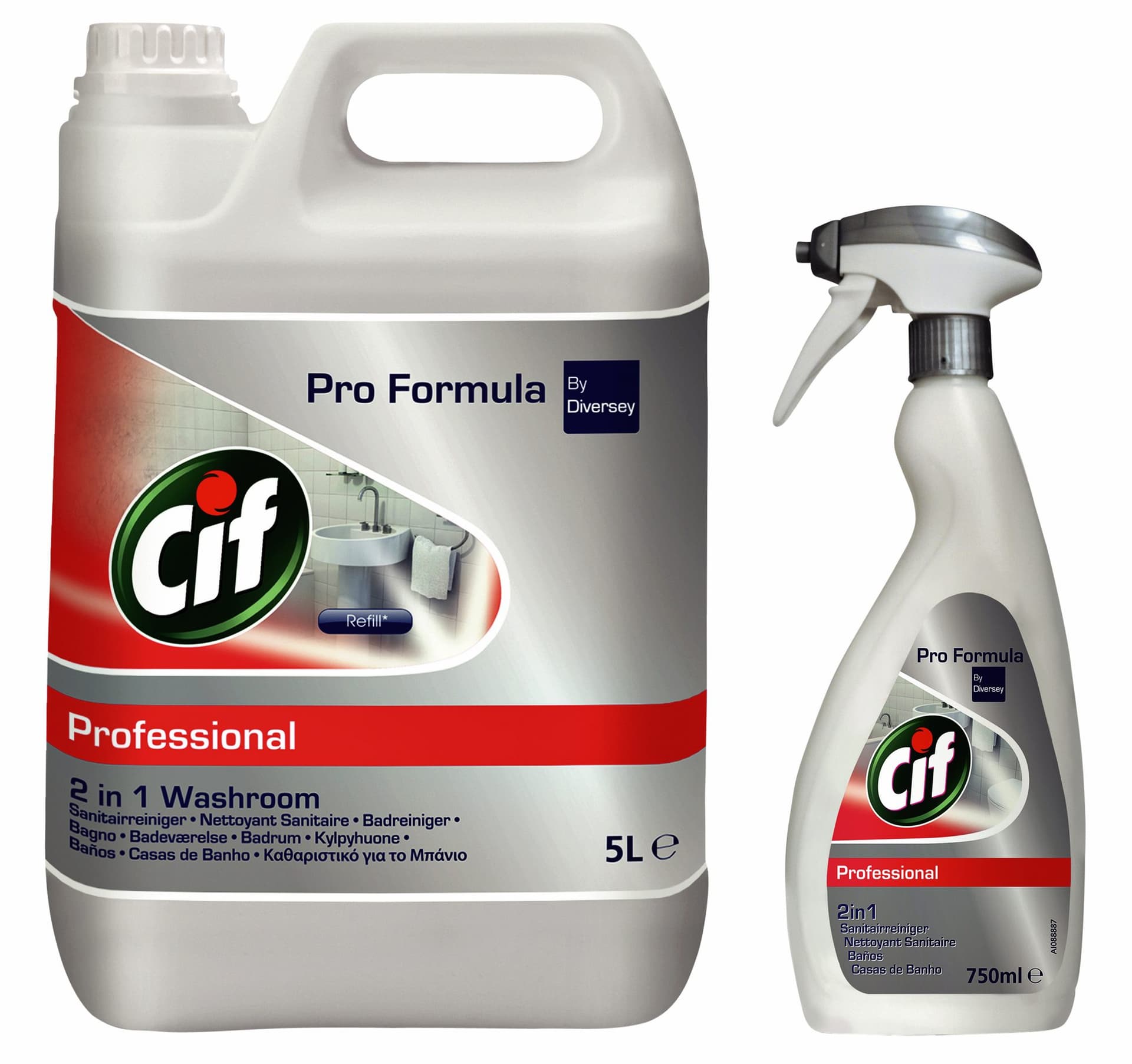 Sanitairreiniger Cif Professional spray 750ml 2