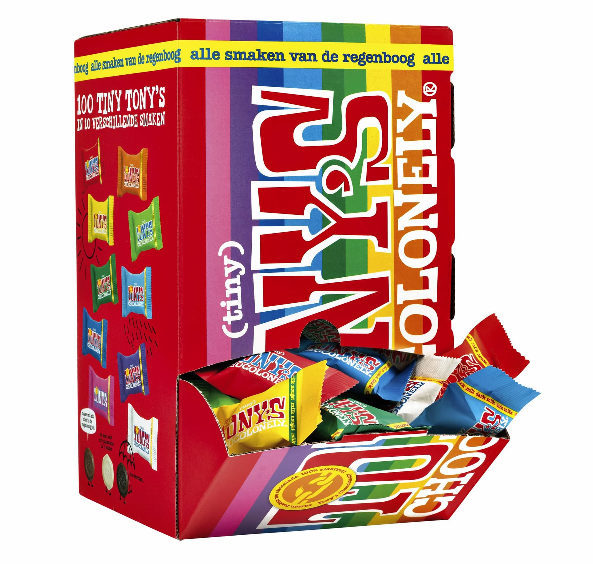Chocolade Tony's Chocolonely tiny mix doos 100 st 2
