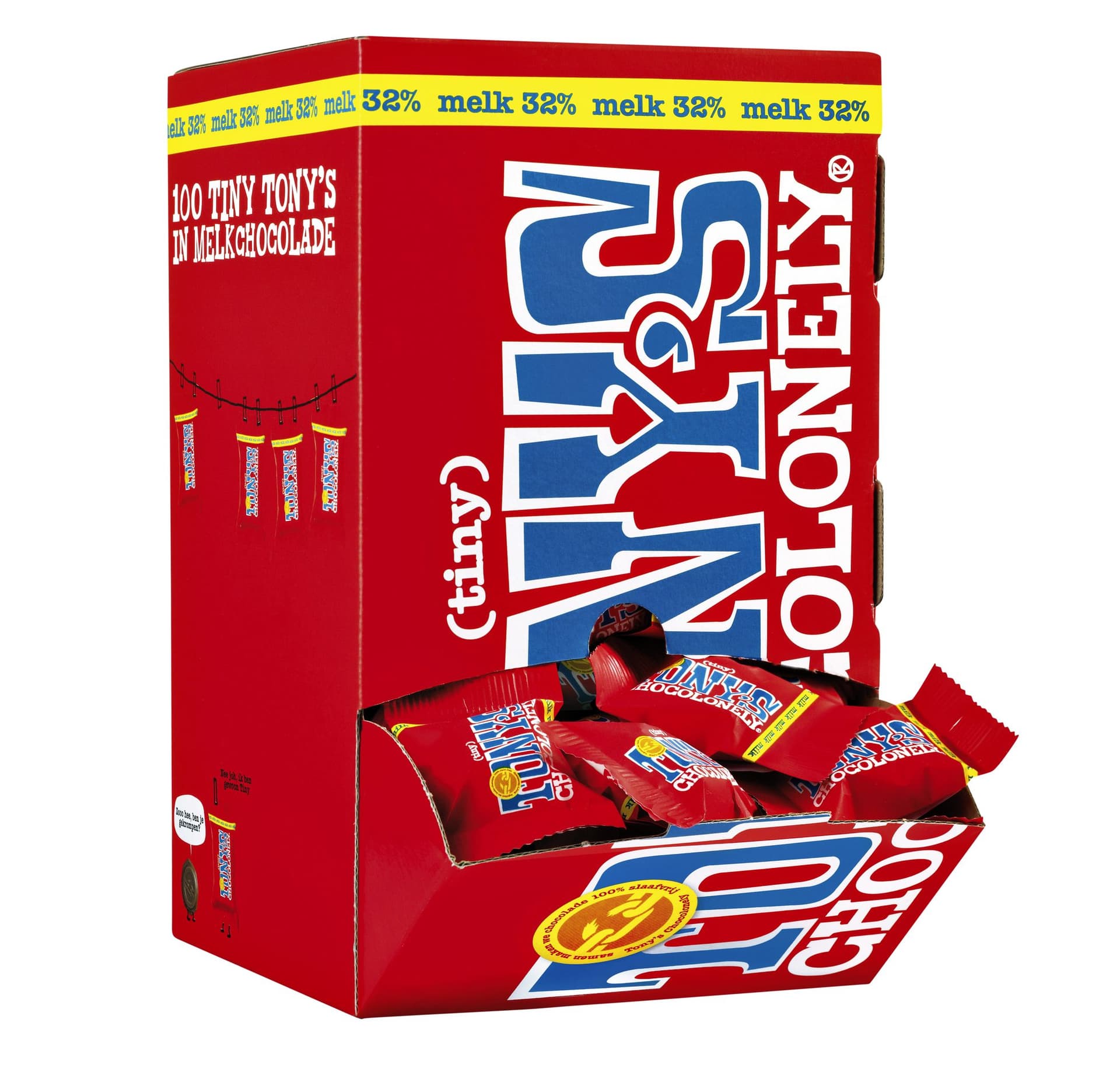 Chocolade Tony's Chocolonely tiny melk doos 100 st 2