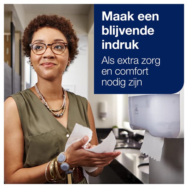 Handdoekrol Tork H1 Matic Premium 2-laags 100m wit 290016 5