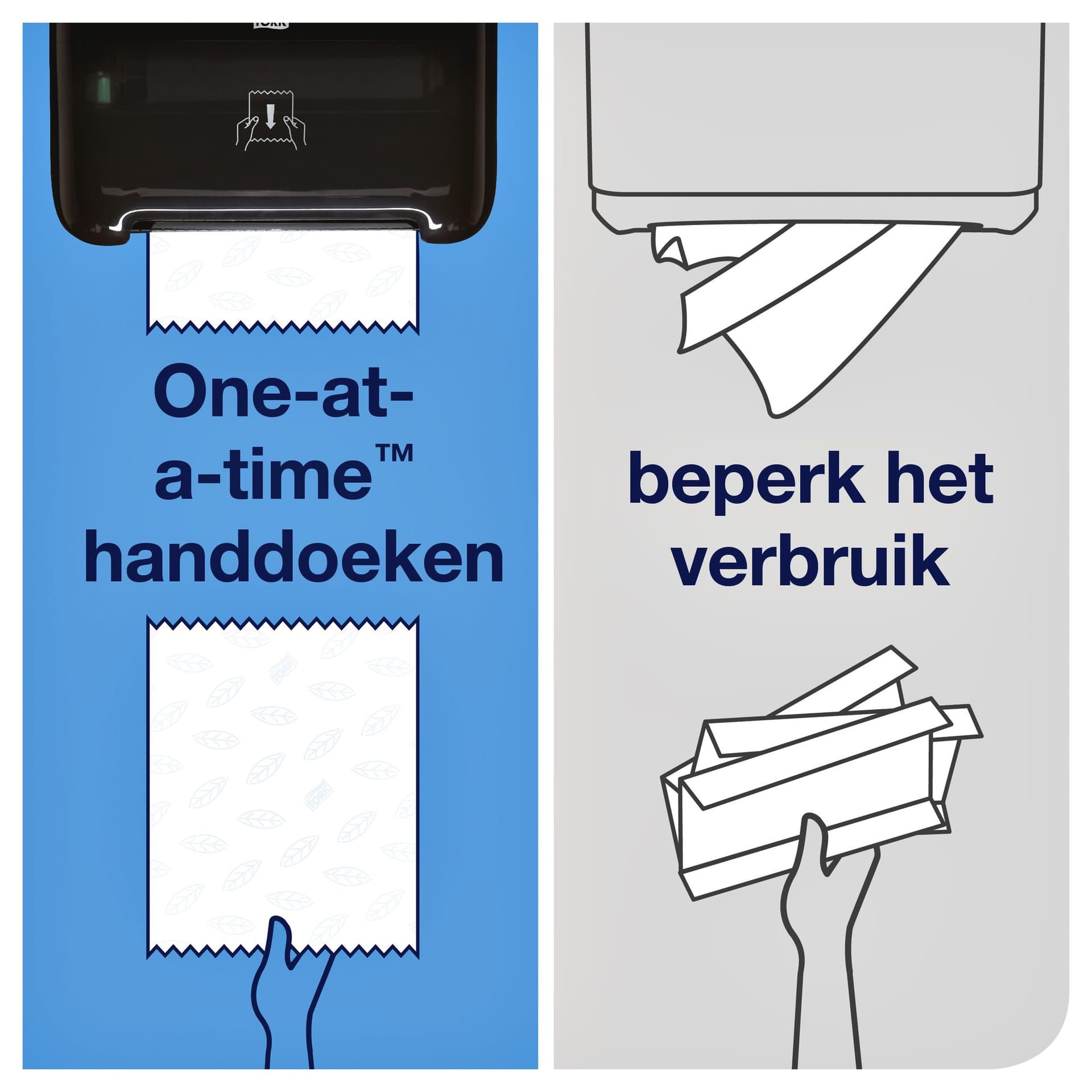 Handdoekrol Tork H1 Matic Advanced 2-laags 150m wit 290067 6