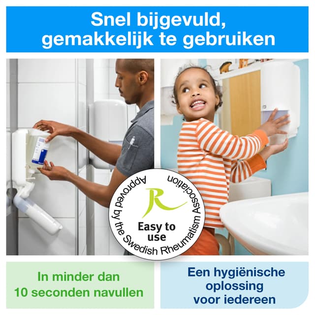 Handzeep Tork S1 Premium vloeibaar ongeparfumeerd 1000ml 420810 6