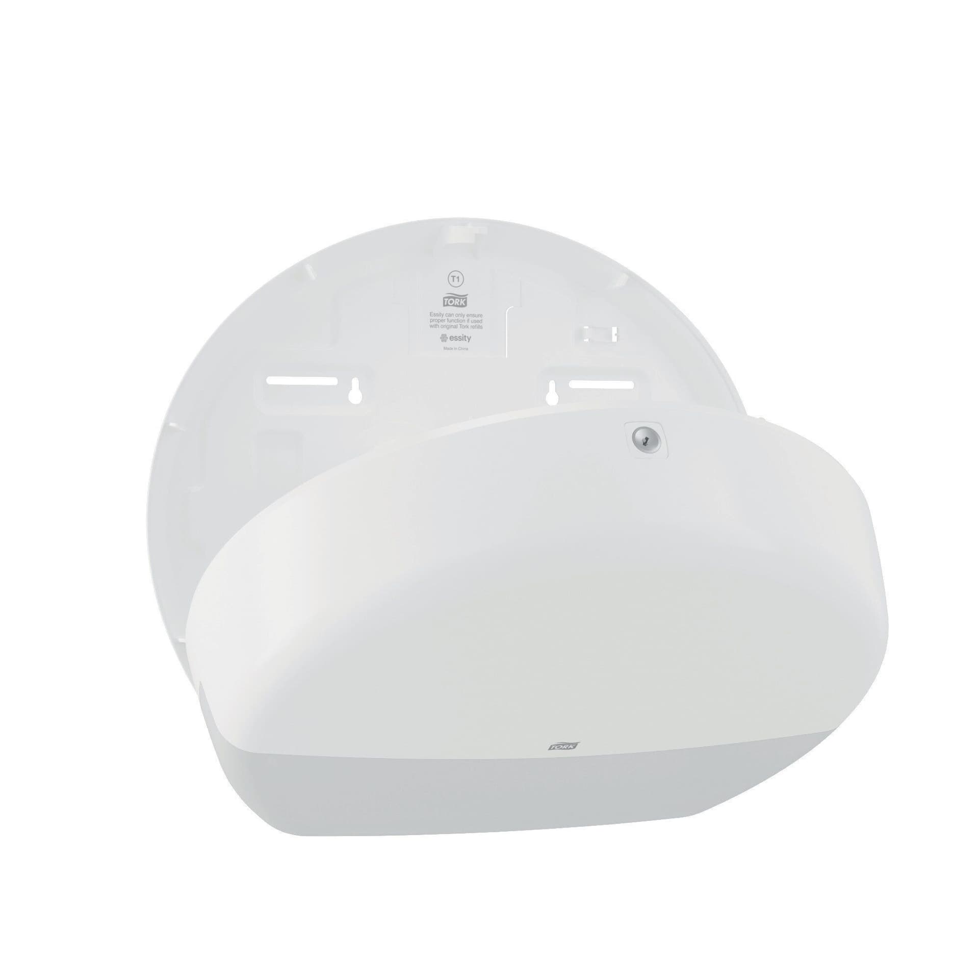 Toiletpapierdispenser Tork T1 Elevation jumbo wit 554000 2