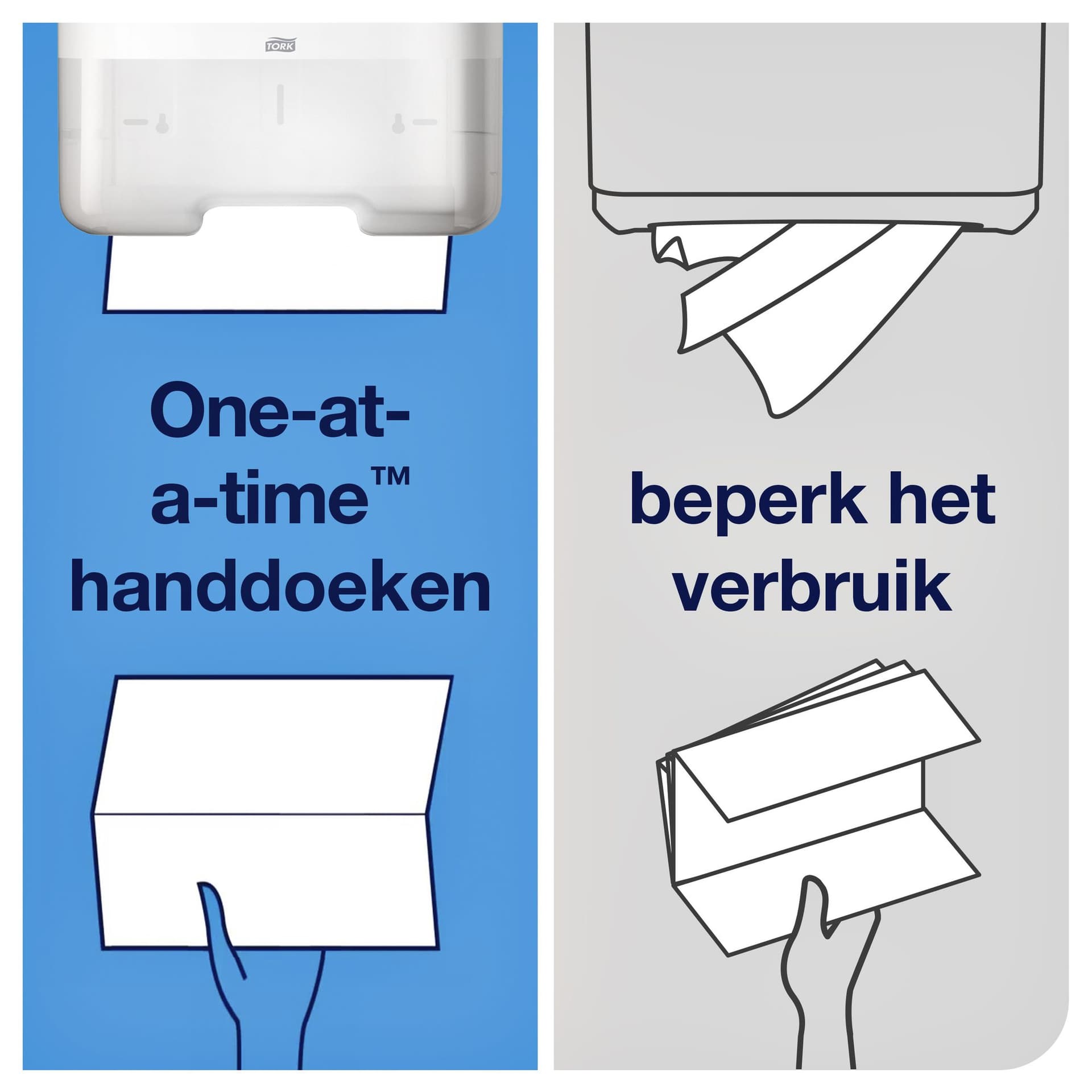 Handdoekdispenser Tork H3 Elevation wit 553000 3