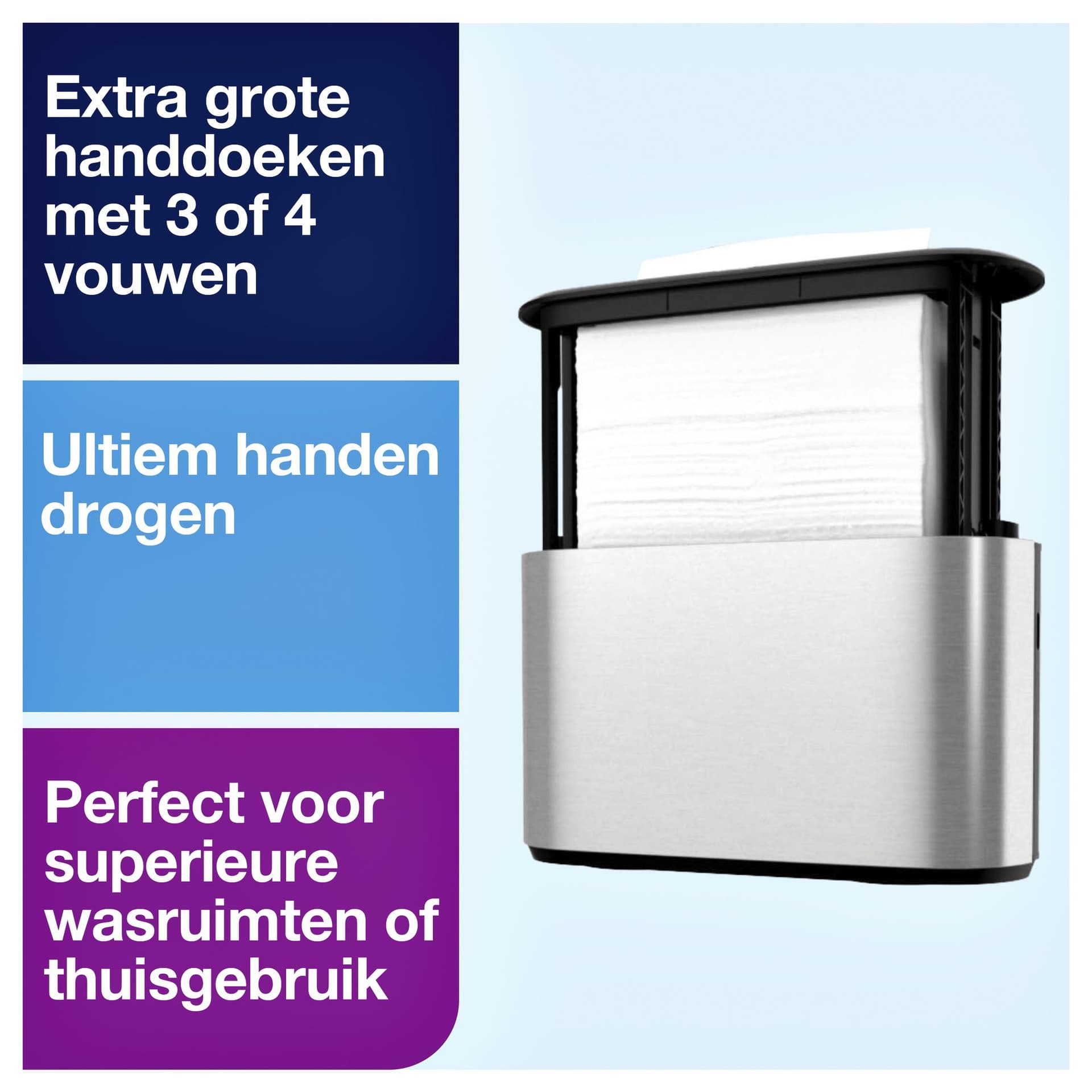 Handdoekdispenser Tork H2 Image Line Xpress countertop zilver 460005 6