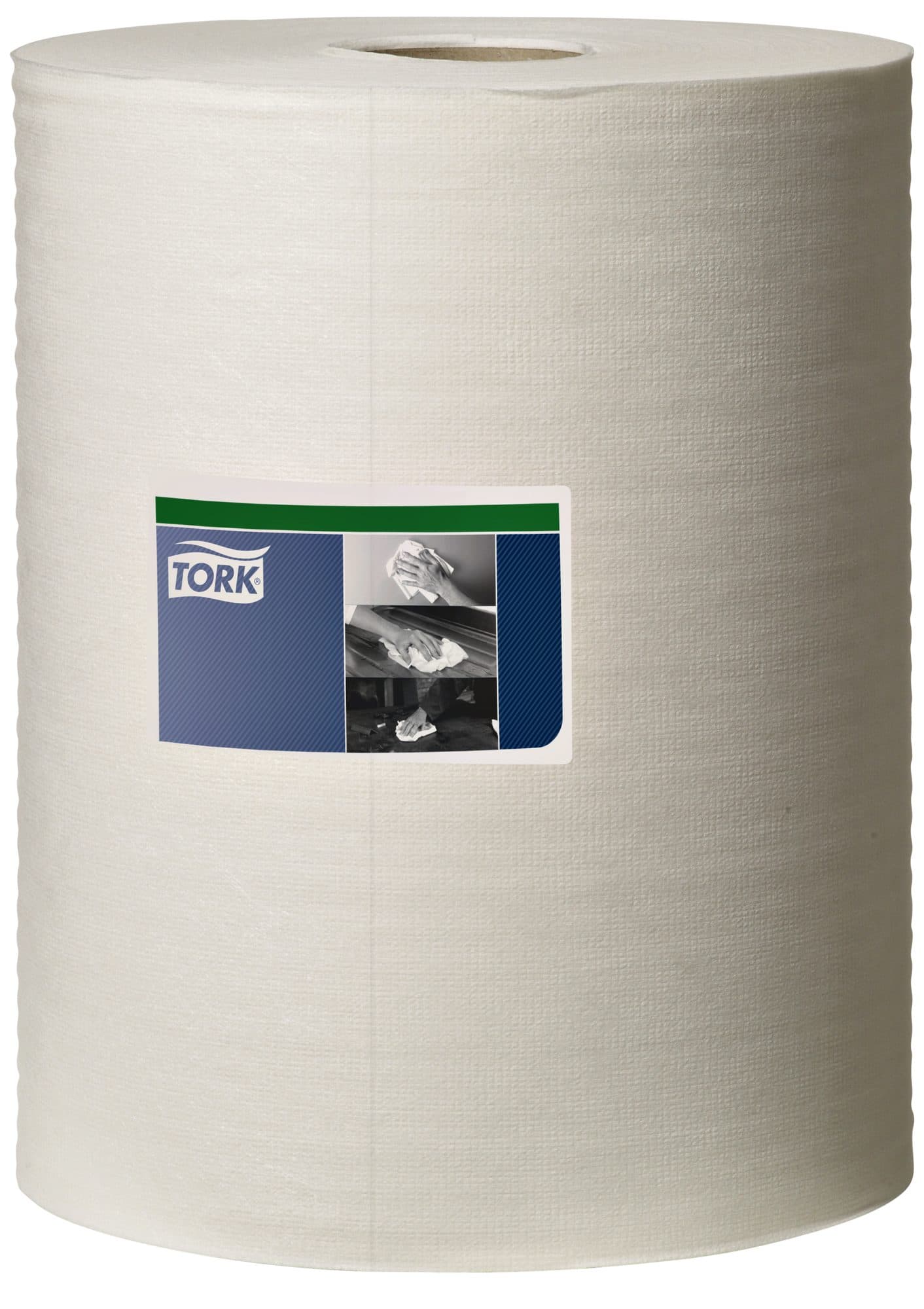 Reinigingsdoek Tork W2 Premium Heavy-Duty 1-laags 106m wit 530137 2