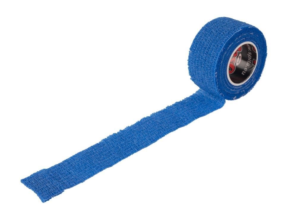 Vingerpleister Allglue zelfklevend op een rol 25mmx4.5m blauw 3 rollen 2