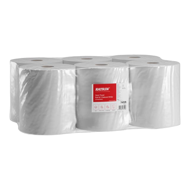 Poetspapier Katrin medium 2-laags 500 vel wit 74526 2