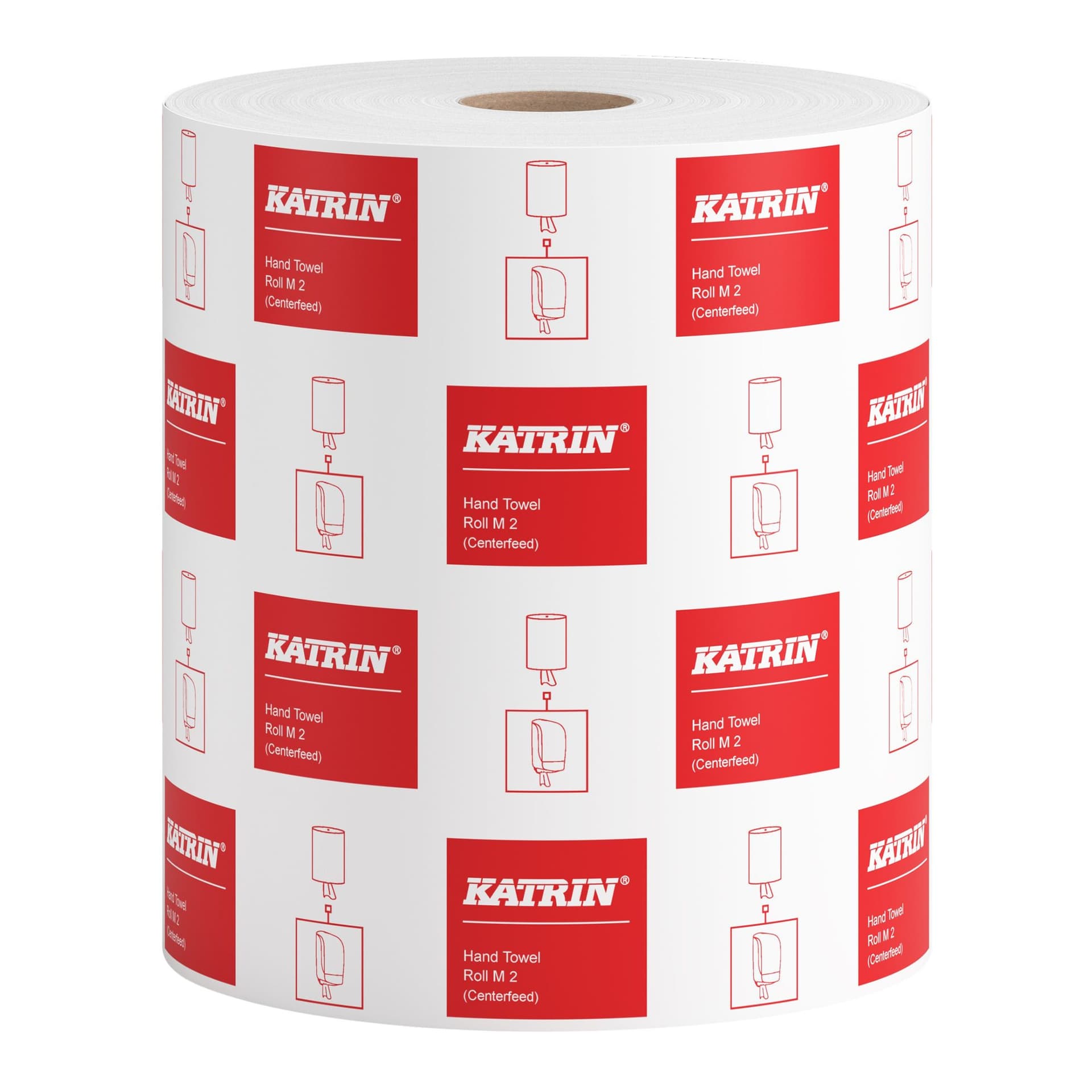 Poetspapier Katrin medium 2-laags 500 vel wit 481911