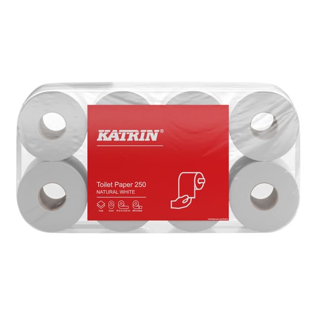 Toiletpapier Katrin 2-laags 250 vel naturel 169505 2