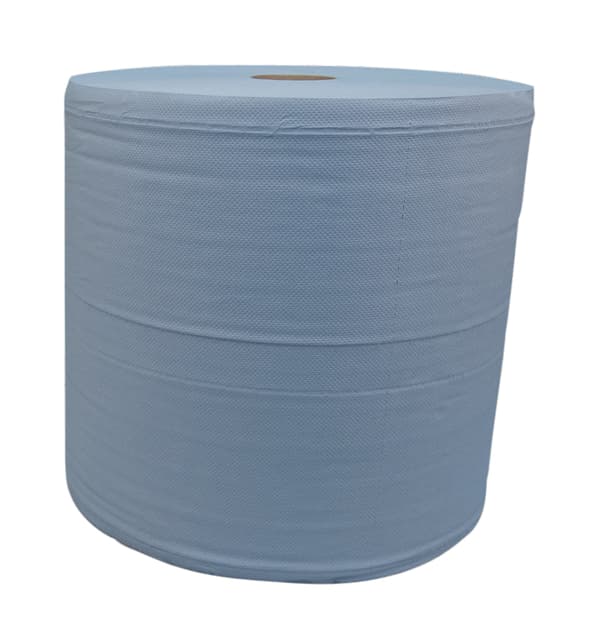 Poetspapier Katrin Industrial extra groot 3-laags 1000 vel blauw 464262 2