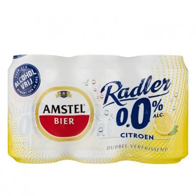 Bier Amstel Radler 0.0% blik 330ml 2