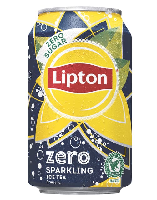 Frisdrank Lipton Ice Tea sparkling zero blik 330ml 2