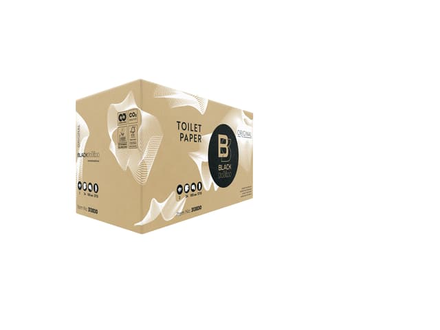 Toiletpapier BlackSatino JT3 Original systeemrol 2-laags 100m wit 313830 2