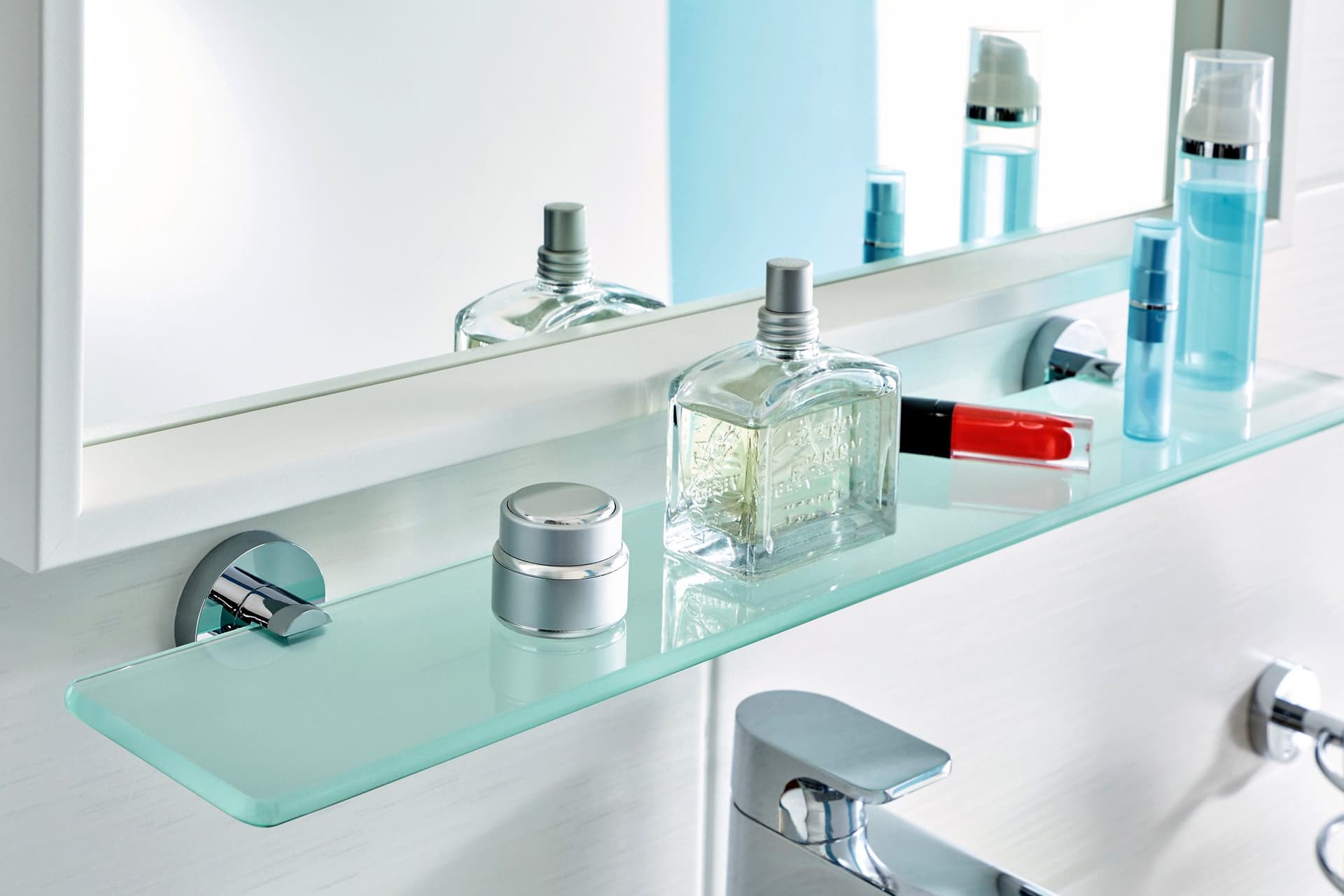 Planchet tesa® Smooz glas hoogglans verchroomd metaal zelfklevend 5