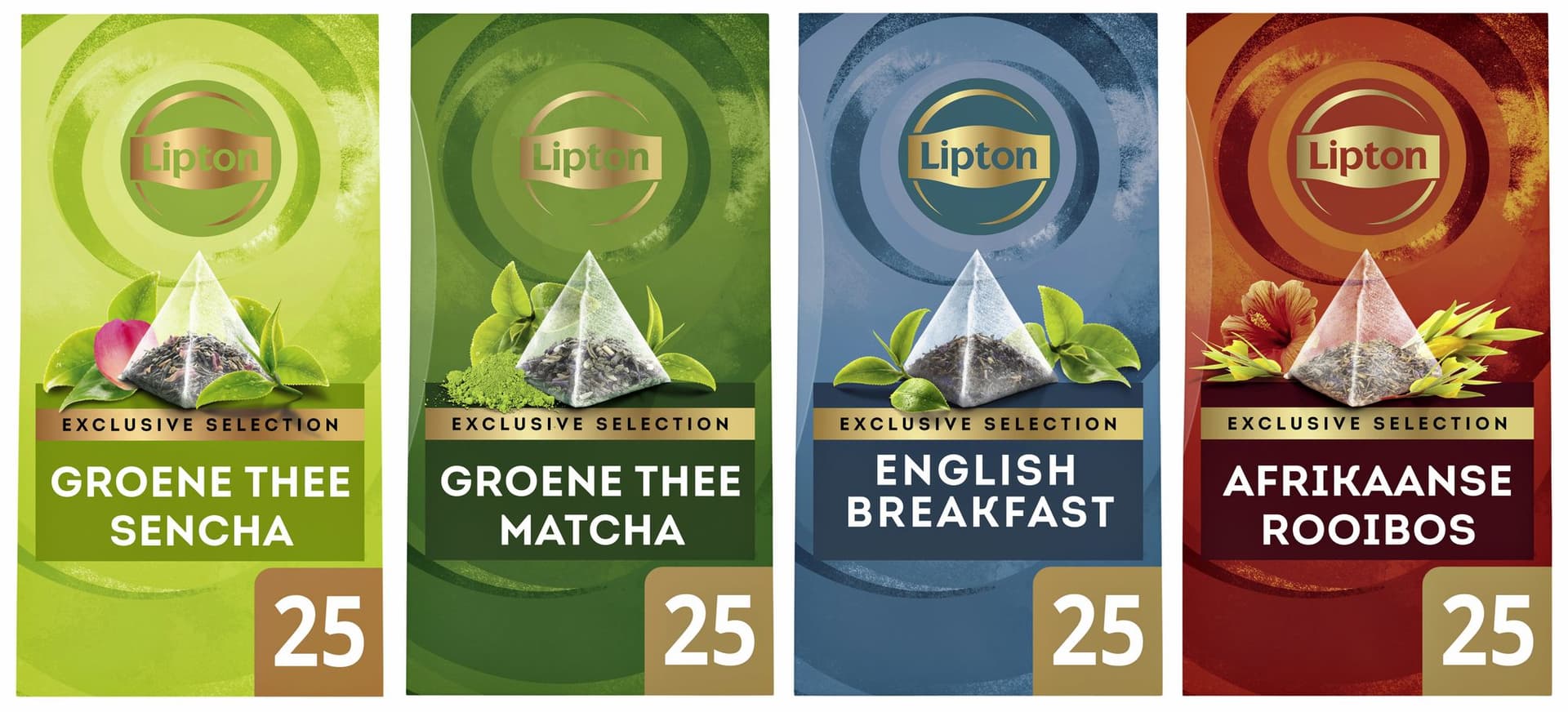 Thee Lipton Exclusive subtiele munt 25x2gr 4
