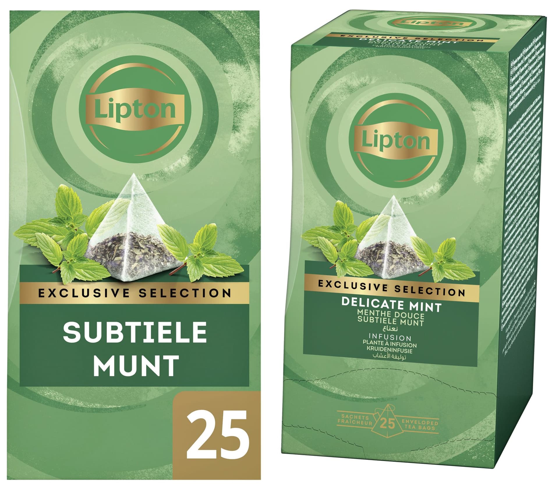 Thee Lipton Exclusive subtiele munt 25x2gr 3