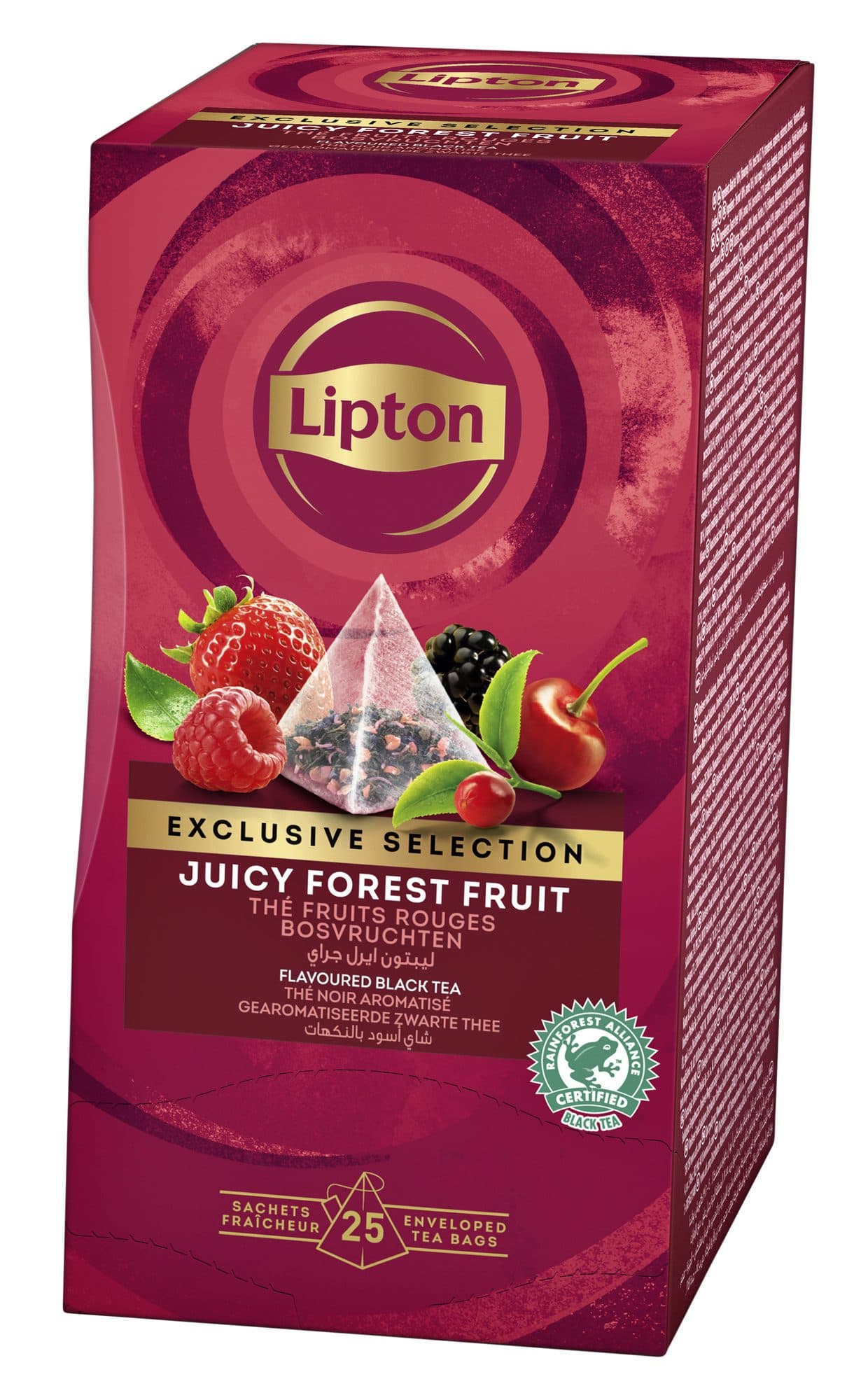 Thee Lipton Exclusive bosvruchten 25x2gr 2