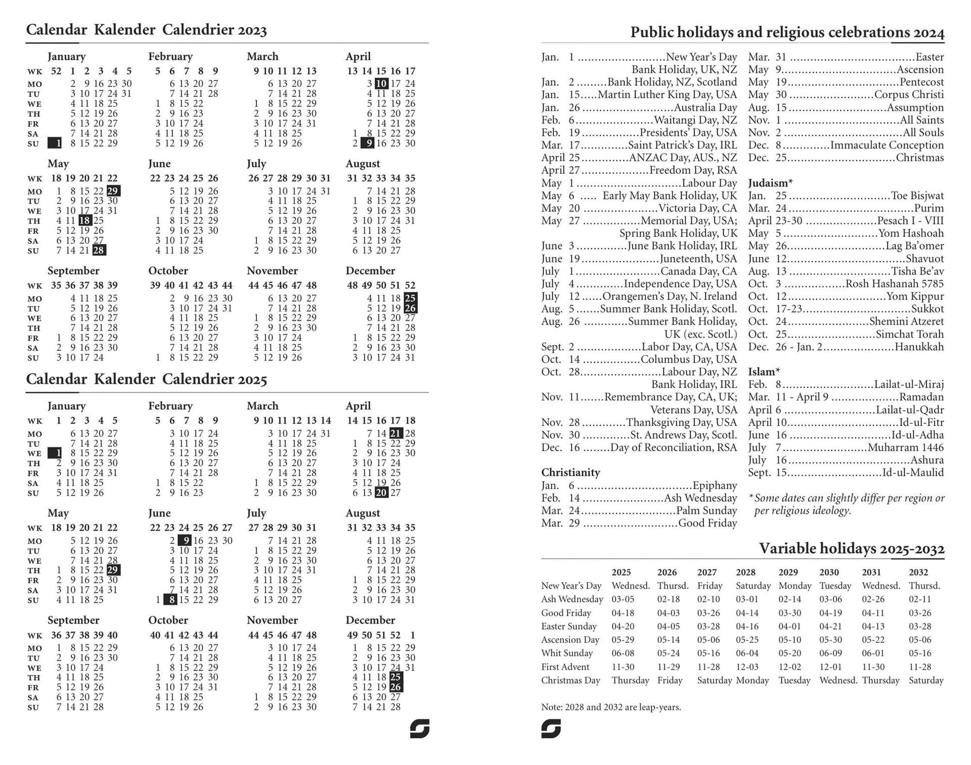 Calendarium 2027 Succes Senior 7 dagen/2pagina's 3