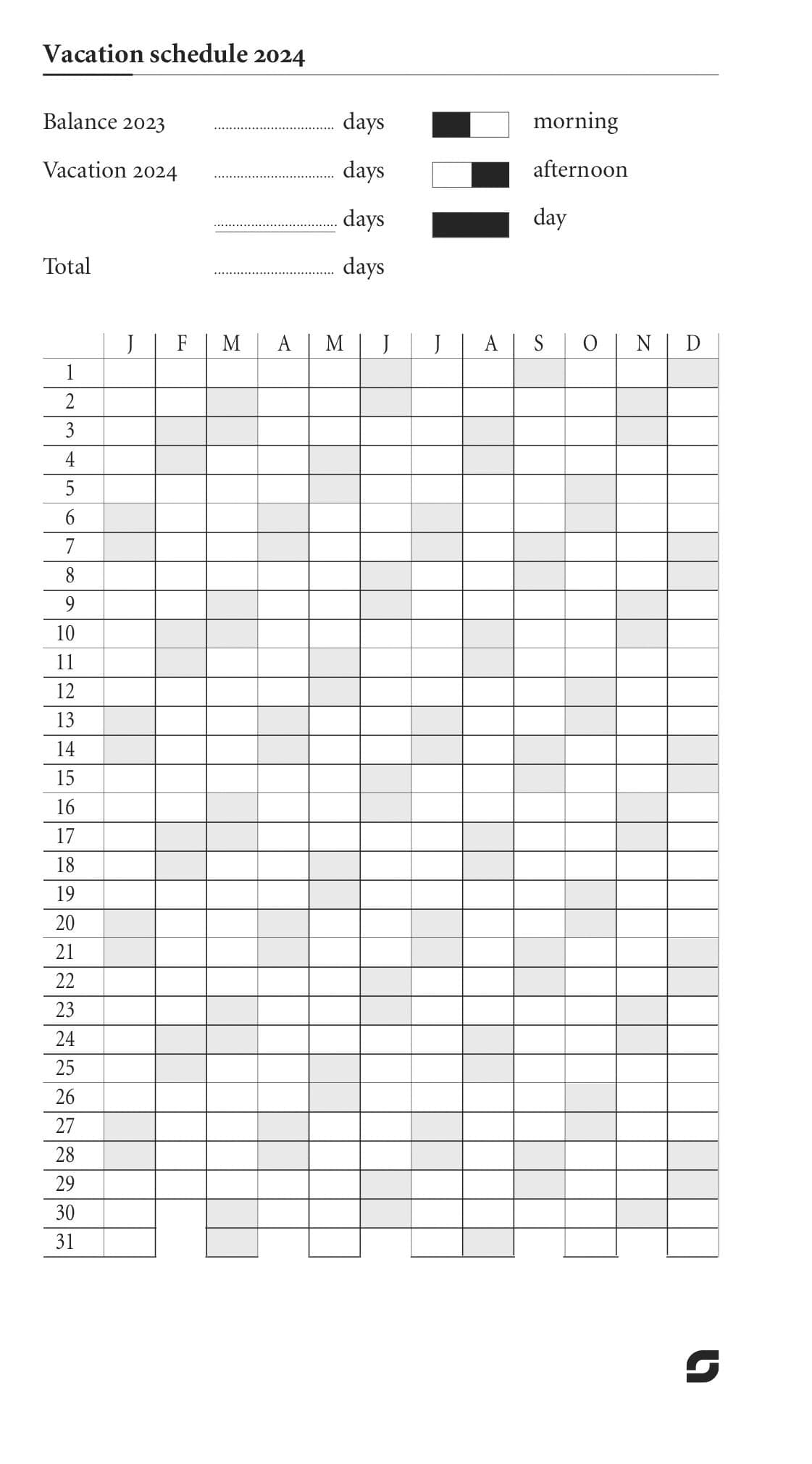 Agendavulling 2027 Succes Standard 1dag/1pagina 4