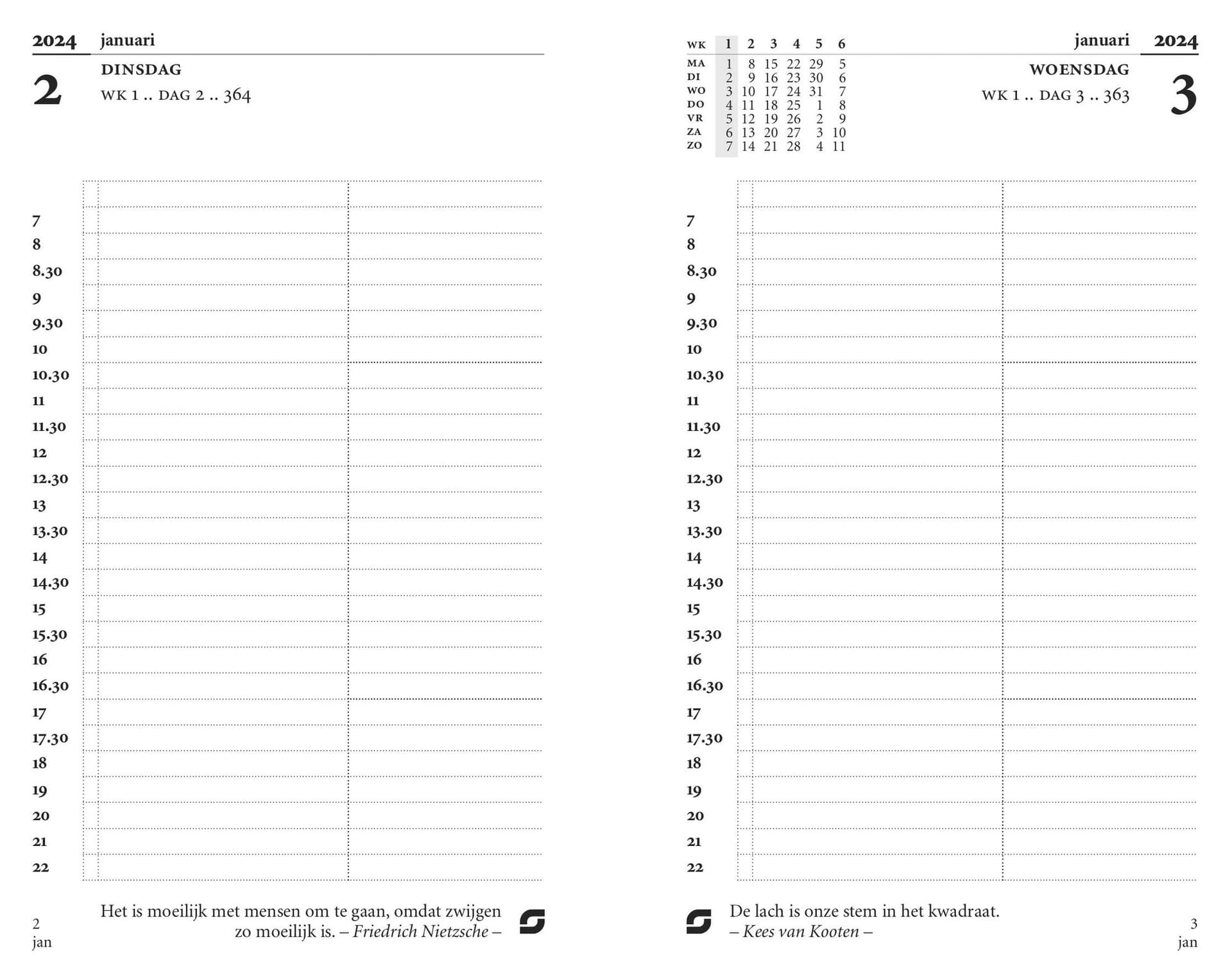 Agendavulling 2027 Succes Senior 1dag/1pagina 2