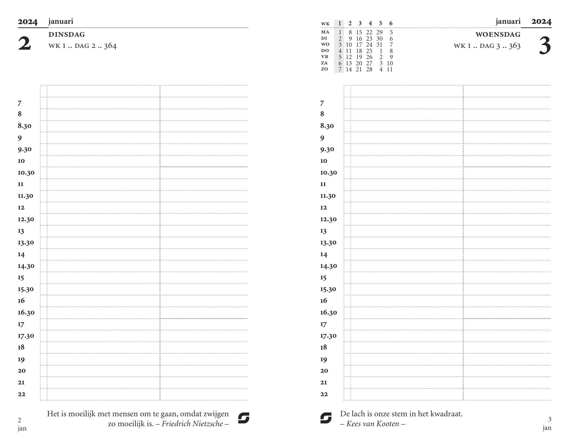 Agendavulling 2027 Succes Junior 1dag/1pagina 2